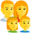 Family: Man, Woman, Girl, Boy