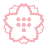 白色的花 Emoji 💮 image - Tossface style