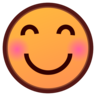 Uśmiechnięta twarz z uśmiechniętymi oczami Emoji 😊 image - Emojidex style
