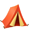 Tent Emoji ⛺ image - Apple style