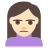 Person Frowning: Light Skin Tone
