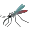Mosquito Emoji 🦟 image - Google Noto Color Animated style