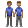 Men Holding Hands: Medium Skin Tone Emoji 👬🏽 image - Huawei Harmony OS style