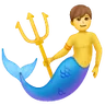Merman Emoji 🧜‍♂️ image - Samsung style