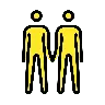People Holding Hands Emoji 🧑‍🤝‍🧑 image - OpenMoji style