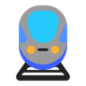 Emoji Tren 🚆 image - Microsoft Classic 2D style