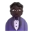 Person In Tuxedo: Dark Skin Tone