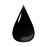 Schwarzes Tröpfchen 🌢 image - Emojidex style