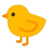 Baby Chick Emoji 🐤 image - Google Noto Color Animated style
