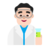 Man Scientist: Light Skin Tone