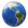 Earth Globe Americas Emoji 🌎 image - Huawei Harmony OS style