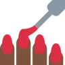 Nail Polish: Dark Skin Tone Emoji 💅🏿 image - Twitter / X (Twemoji) style