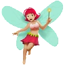 Woman Fairy: Medium-Light Skin Tone Emoji 🧚🏼‍♀️ image - Apple style