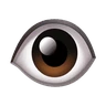 眼睛 Emoji 👁 image - Huawei Harmony OS style