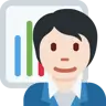 Office Worker: Light Skin Tone Emoji 🧑🏻‍💼 image - Twitter / X (Twemoji) style