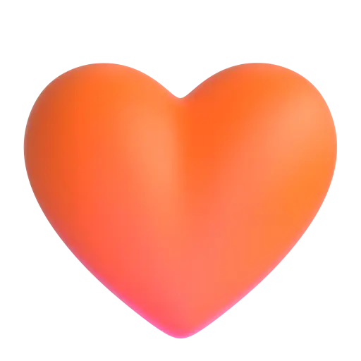 Cuore arancione