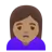 Woman Frowning: Medium Skin Tone