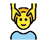 Man Getting Massage Emoji 💆‍♂️ image - OpenMoji style
