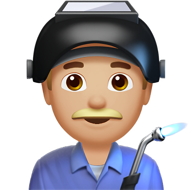 Man Factory Worker: Medium-Light Skin Tone