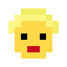 Man: Blond Hair Emoji 👱‍♂️ image - SerenityOS style