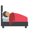 Person In Bed: Medium Skin Tone Emoji 🛌🏽 image - EmojiTwo style
