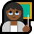 Woman Teacher: Medium-Dark Skin Tone
