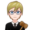Judge: Light Skin Tone Emoji 🧑🏻‍⚖️ image - Emojidex style