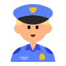 Man Police Officer: Medium-Light Skin Tone Emoji 👮🏼‍♂️ image - Tossface style
