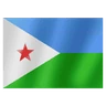 Flag: Djibouti Emoji 🇩🇯 image - Huawei Harmony OS style