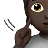 Deaf Person: Dark Skin Tone
