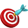 Bullseye Emoji 🎯 image - Apple style