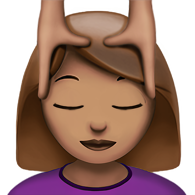 Woman Getting Massage: Medium Skin Tone