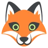 フォックスフェイス Emoji 🦊 image - EmojiTwo style