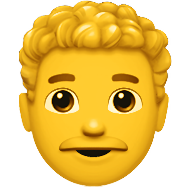 Man: Curly Hair