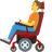 Person In Motorized Wheelchair