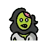 Woman Zombie Emoji 🧟‍♀️ image - OpenMoji style