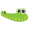 Crocodilo Emoji 🐊 image - EmojiTwo style