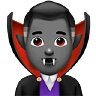 Man Vampire: Medium-Dark Skin Tone Emoji 🧛🏾‍♂️ image - Apple style