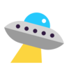 Latający spodek Emoji 🛸 image - Microsoft Classic 2D style