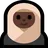 Woman With Headscarf: Dark Skin Tone