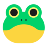 Rã Rosto Emoji 🐸 image - Microsoft Classic 2D style