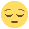 Dalgın yüz Emoji 😔 image - EmojiTwo style