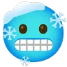 ใบหน้าเยือกแข็ง Emoji 🥶 image - Google Noto Color Animated style