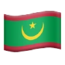 Flag: Mauritania Emoji 🇲🇷 image - Apple style