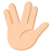 Vulcan Salute: Medium-Light Skin Tone