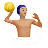 Man Playing Water Polo: Medium-Light Skin Tone