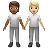 People Holding Hands: Medium-Dark Skin Tone, Medium-Light Skin Tone