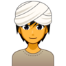 Person Wearing Turban Emoji 👳 image - Emojidex style