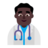 Man Health Worker: Dark Skin Tone
