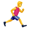 Man Running Facing Right Emoji 🏃‍♂️‍➡️ image - Apple style